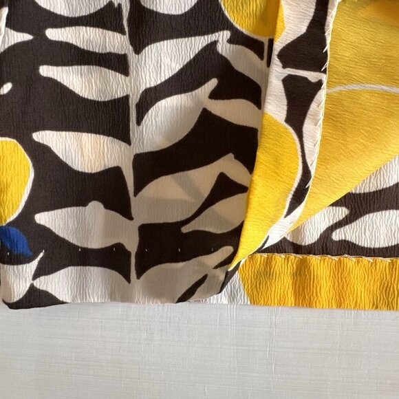 Vintage Rhoda Lee 60s 70s Shirt Button Up Disco Groovy Retro Lemons Peaches - Picture 5 of 14